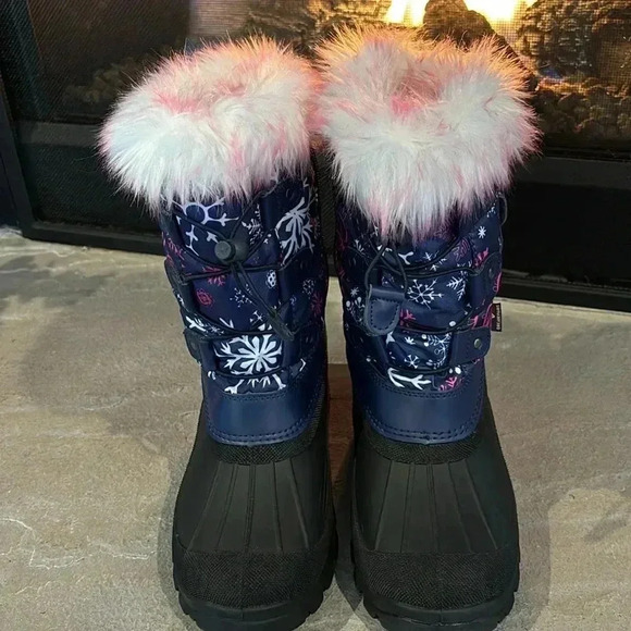 Dream Pairs Thermolite snow/winter waterproof,faux fur lined rugged,zipper,bunge - Picture 7 of 13